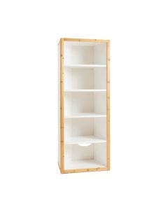 Meadow Bend Narrow Cubby Tower - White
