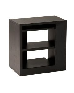 Linden Bend Empty Mug-Storage Cabinet Insert - Black (synthetic illustration; no displayed measurements)