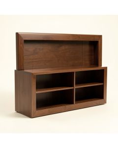 Andrews Elegant Bookcase Headboard (synthetic illustration; no displayed measurements)