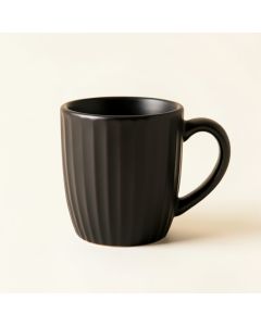 Cove Bluff Ceramic Mug - Black (synthetic illustration; no displayed measurements)