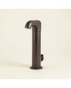 Waterfall Vessel Sink Bathroom Faucet With Drain Assembly (synthetic illustration; no displayed measurements)