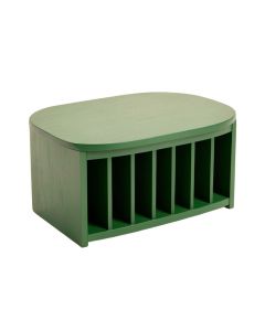 Shore Dell Shoe Storage Bench - Green (synthetic illustration; no displayed measurements)