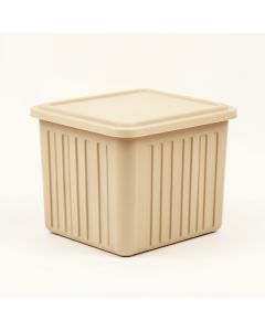 Juniper Bend Closed Outdoor Storage Box - Beige (synthetic illustration; no displayed measurements)