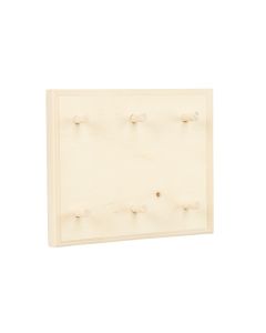Clay Branch Empty Wall-Mounted Tool Organizer Panel - Ivory (synthetic illustration; no displayed measurements)