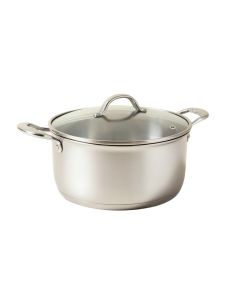 Ozeri Stainless Steel All-In-One Apeo & Pfoa-Free 5.3 Qt Non-Stick Sauce Pan With Lid