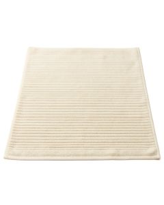 Flint Edge Bath Mat - Cream (synthetic illustration; no displayed measurements)