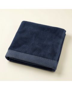 Lake Falls Bath Towel - Navy (synthetic illustration; no displayed measurements)