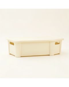 Wren Crossing Narrow Outdoor Storage Bench - Cream (synthetic illustration; no displayed measurements)