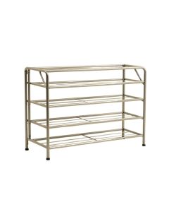 Adjustable 15 Pair Shoe Rack