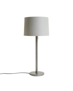 Flint Bluff Floor Lamp With A Plain Fabric Shade - Gray (synthetic illustration; no displayed measurements)
