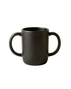 Fern Bluff Ceramic Mug - Black (synthetic illustration; no displayed measurements)