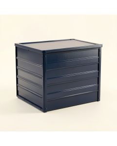 Willow Dale Closed Outdoor Storage Box - Navy (synthetic illustration; no displayed measurements)