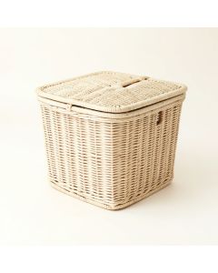 Ridge Branch Laundry Hamper - Ivory (synthetic illustration; no displayed measurements)
