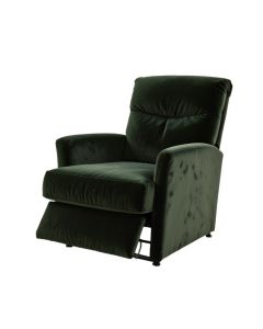 Dreah 35.1 '' Wide Velvet Manual Ergonomic Recliner