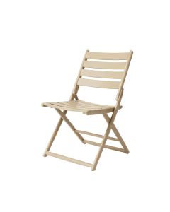 Cove Brook Folding Outdoor Chair - Beige (synthetic illustration; no displayed measurements)