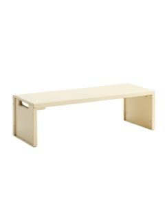Meadow Canyon Narrow Outdoor Storage Bench - Ivory (synthetic illustration; no displayed measurements)
