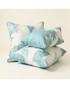 Lanai Foliage Indoor/Outdoor, Removable Cover Pillow, & 1 Lumbar Pillow (synthetic illustration; no displayed measurements)