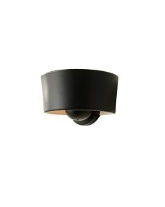 Cove Arc Wall Sconce Mounted On A Plain Wall