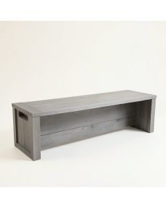 Briar Crest Narrow Outdoor Storage Bench - Gray (synthetic illustration; no displayed measurements)