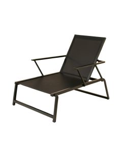 Vale Brook Outdoor Lounge Chair - Black (synthetic illustration; no displayed measurements)