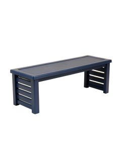 Birch Bend Narrow Outdoor Storage Bench - Navy (synthetic illustration; no displayed measurements)