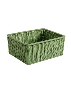 Heath Brook Empty Storage Basket - Green