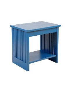 Holly Arc Small Writing Desk - Blue (synthetic illustration; no displayed measurements)