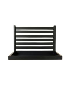 Glen Brook Wall-Mounted Entryway Organizer Shelf - Black