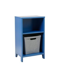 Dawn Bend Freestanding Pull-Out Hamper Cabinet - Blue