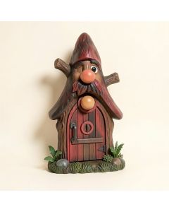 Knothole Door Gnome Garden Welcome Tree Wall Décor (synthetic illustration; no displayed measurements)