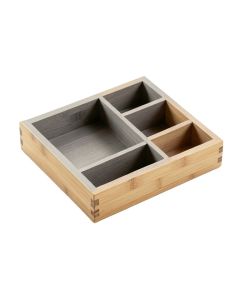 Holly Branch Empty Pantry Drawer Organizer Insert - Gray
