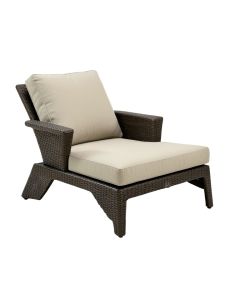 Waterbury Sectional Patio Chair With Cushions (synthetic illustration; no displayed measurements)