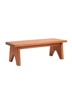 Juniper Dell Indoor Bench - Terracotta (synthetic illustration; no displayed measurements)