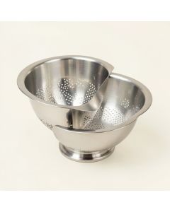 Prime Chef 2 Piece Stainless Steel Strainer Set (synthetic illustration; no displayed measurements)