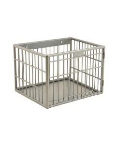 Dune Crossing Empty Furniture-Style Pet Crate - Gray (synthetic illustration; no displayed measurements)