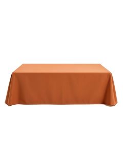 Vale Crest Flat Bed Sheet - Terracotta