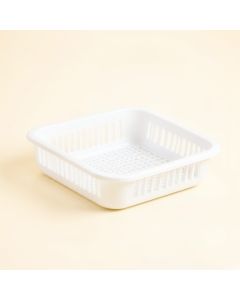Dawn Dell Empty Under-Desk Cable Tray - White (synthetic illustration; no displayed measurements)