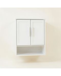Rowan Dale Wall-Mounted Laundry Cabinet - White (synthetic illustration; no displayed measurements)