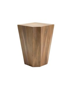 Arsenault Natural Faceted End Table