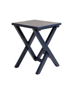 Pine Brook Compact Balcony Table - Navy (synthetic illustration; no displayed measurements)