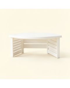 Brook Crossing Narrow Outdoor Storage Bench - White (synthetic illustration; no displayed measurements)