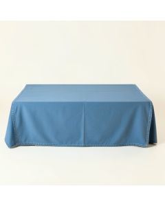 Hill Edge Flat Bed Sheet - Blue (synthetic illustration; no displayed measurements)