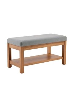 Upholstered Organizer 6 Pair Shoe Storage Bench (synthetic illustration; no displayed measurements)