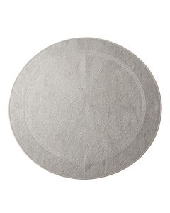 Oak Bend Round Area Rug - Gray