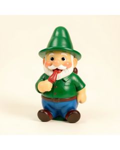 Smile For Me Solar Garden Gnome Statue (synthetic illustration; no displayed measurements)