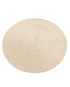 Spruce Bend Round Area Rug - Cream
