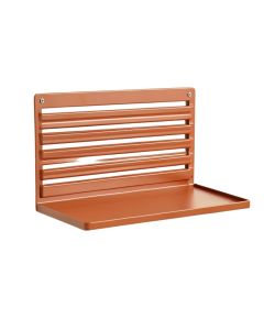Spruce Bridge Wall-Mounted Entryway Organizer Shelf - Terracotta