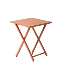 Ash Bluff Compact Balcony Table - Terracotta