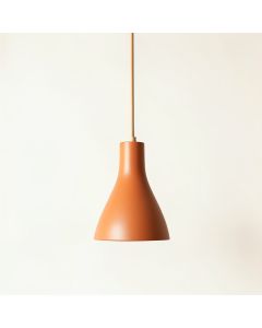 Cedar Crest Pendant Light Suspended From One Plain Cable - Terracotta (synthetic illustration; no displayed measurements)