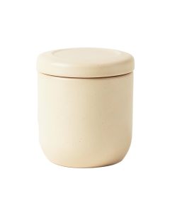 Fern Bridge Storage Canister With Lid - Cream